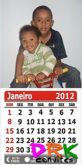 Mini calendario com imã